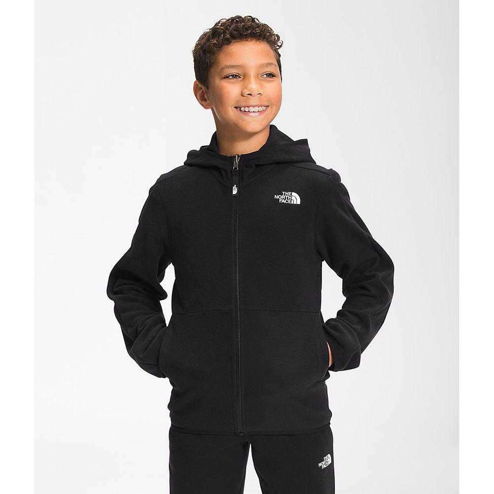 The North Face Glacier Full Zip Παιδικα Φούτερ Hoodie - Μαυρα (VNMU67910)